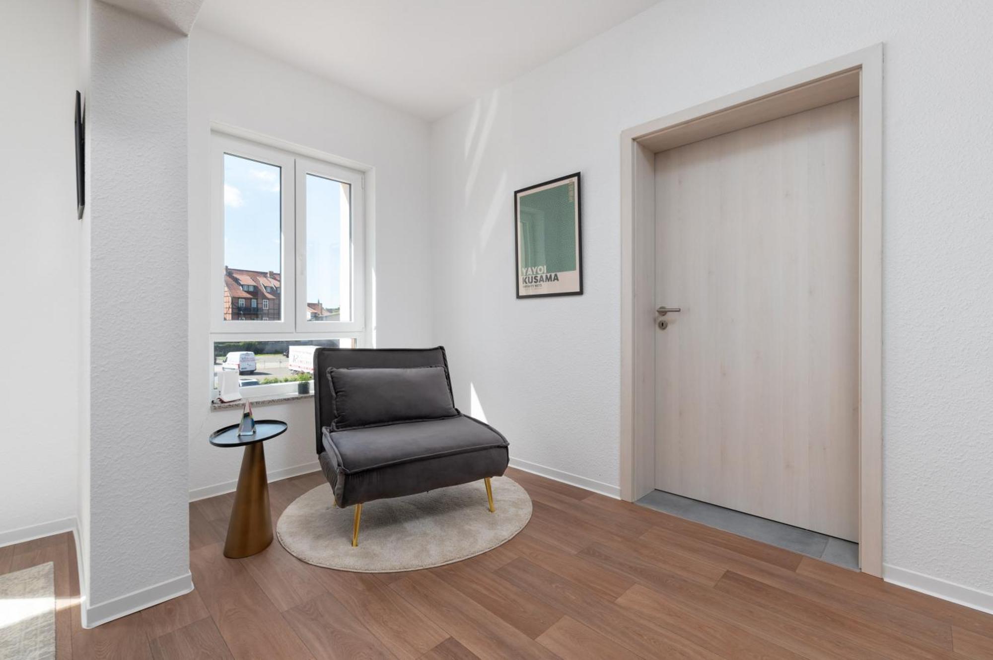 Design-Wohnung, Altstadt, Parkplatz, Netflix Quedlinburg Esterno foto